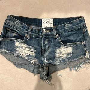 One Teaspoon Shorts Sz 22